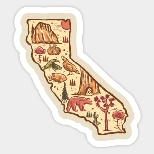 California Icon Sticker